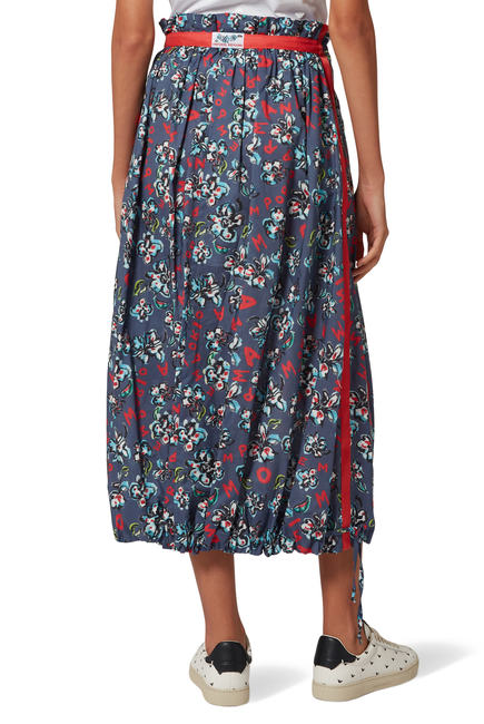 EA Floral Midi Skirt